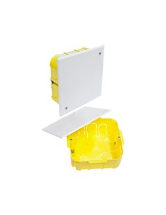 CAJA PLADUR EMPOTRAR 110X110X40MM HEPOLUZ