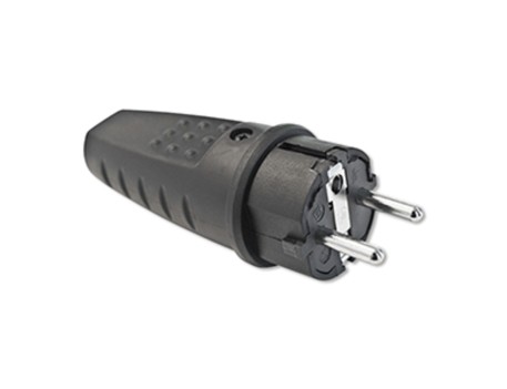 CLAVIJA GOMA INDUSTRIAL 16A IP44 HEPOLUZ