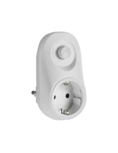 CLAVIJA SCHUKO CON REGULADOR LUZ HEPOLUZ 007938