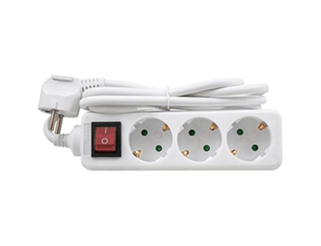 BASE 3 TOMAS CABLE 3X1 CON INTERRUPTOR 1.5MT