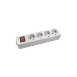 BASE 4 TOMAS 16A CON INTERRUPTOR