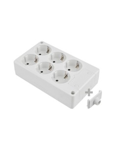 BASE 6 TOMAS C/T/T 10-16A HEPOLUZ 09098