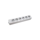 BASE 6 TOMAS LINEAL C/T/T 10-16A HEPOLUZ 09086