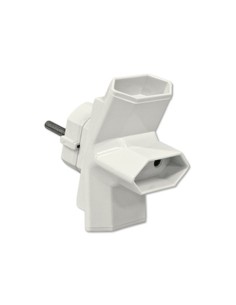 TRIPLE CON ADAPTADOR SCHUCKO 10A HEPOLUZ