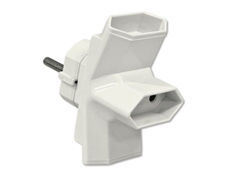 TRIPLE CON ADAPTADOR SCHUCKO 10A HEPOLUZ