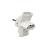 TRIPLE CON ADAPTADOR SCHUCKO 10A HEPOLUZ