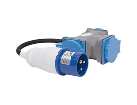 ALARGO CLAV.CETAC 2+T A TRIPLE SCHUKO 16A