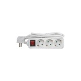 BASE 3 TOMAS CON CABLE 3X1.5MM² 5 METROS