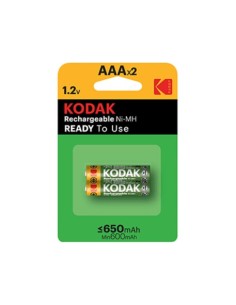 BATERÍAS NIMH R03 2650MAH PACK 2 UNIDADES