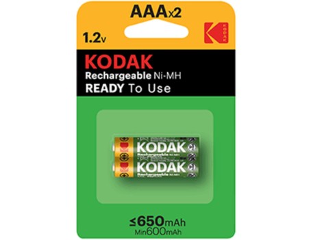 BATERÍAS NIMH R03 2650MAH PACK 2 UNIDADES