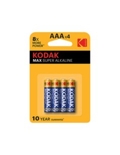 PILA KODAK ALCALINA AAA LR03 1.5V 4UD