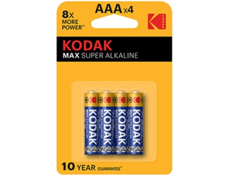 PILA KODAK ALCALINA AAA LR03 1.5V 4UD