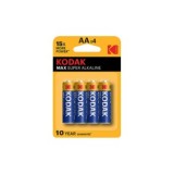 PILAS ALCALINAS KODAK LR6 AA 1.5V PACK 4 UNDS