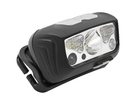 LINTERNA FRONTAL LED COB 5W RECARG SENSOR