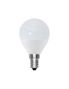 LÁMPARA ESFÉRICA SMD LED E14 5W 6000K HEPOLUZ