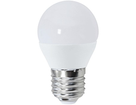 LÁMPARA ESFÉRICA SMD LED E27 5W 6000K HEPOLUZ
