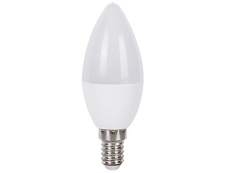 LÁMPARA VELA LED E14 8W 6000K HEPOLUZ