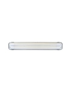 PANTALLA ESTANCA LED C 2X18W 6000K HEPOLUZ