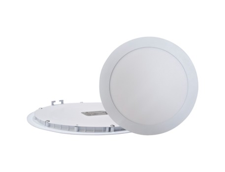 PANEL REDONDO LED 18W 6000K BLANCO HEPOLUZ