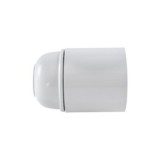 PORTALÁMPARAS LISO E27 BLANCO HEPOLUZ 03415