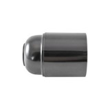 PORTALÁMPARAS LISO E27 NEGRO HEPOLUZ REF 03416