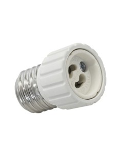 ADAPTADOR CONVERSOR E27 A GU10 HEPOLUZ