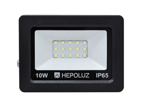 PROYECTOR LED SMD 10W 6000K NEGRO HEPOLUZ