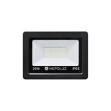 PROYECTOR LED SMD 20W 6000K NEGRO HEPOLUZ