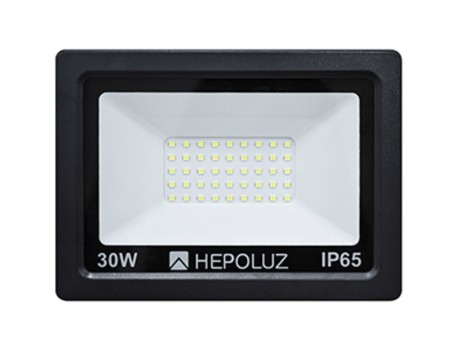 PROYECTOR LED SMD 30W 6000K NEGRO HEPOLUZ