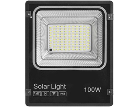 PROYECTOR LED SOLAR ABS 100W 6000K HEPOLUZ