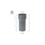 MANGUITO ALARGADERA FIBRO-PVC Ø125-143 ENCOLABLE