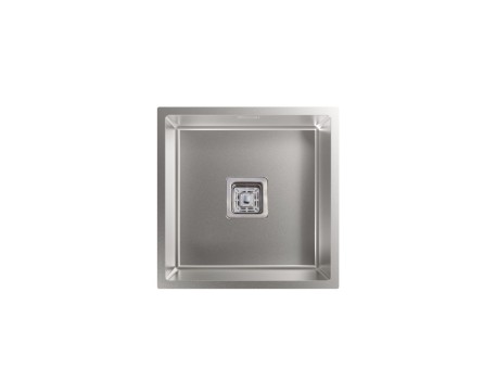 FREGADERO 1 SENO BAJO ENCIMERA 44X44CM INOX