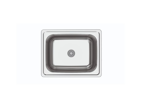FREGADERO 1 SENO SOBRE ENCIMERA 50X40CM INOX