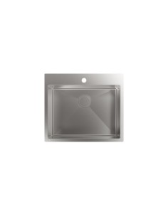 FREGADERO 1 SENO SOBRE ENCIMERA 54X40CM INOX