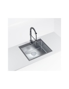 FREGADERO 1 SENO SOBRE ENCIMERA 54X40CM INOX 2