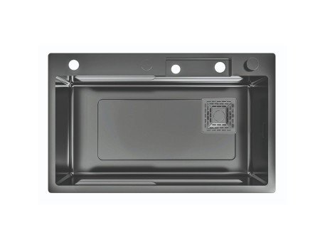 FREGADERO 1 SENO SOBRE ENCIMERA 75X45CM ACERO INOX