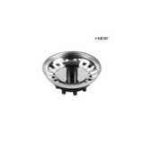 TAPÓN VÁLVULA FREGADERO INOX 80MM SIN ESPIGA