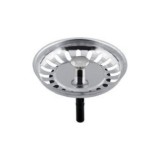 TAPÓN VÁLVULA FREGADERO INOX 80MM CON VÁLVULA