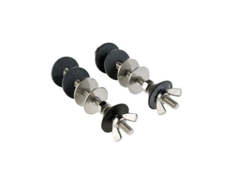 JUEGO TORNILLOS FIJACIÓN CISTERNA-INODORO INOX