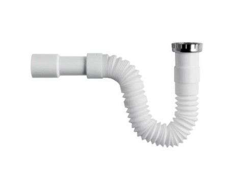 SIFÓN EXTENSIBLE ABS BLANCO 1 1/4 DIÁMETRO 32X40