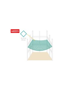 RED SEGURIDAD ANTICAÍDA TIPO V 5X10M ECONET 2
