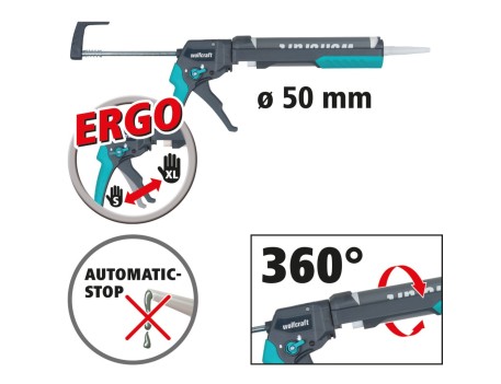 PISTOLA PARA CARTUCHOS WOLFCRAFT MG 400