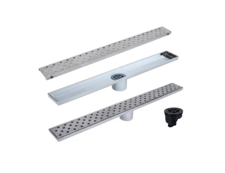 CANAL DUCHA SLIM INOX CUADRO 500X60MM H.54MM