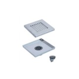 SUMIDERO SIFÓNICO INOX CUADRADO 150X150X54MM