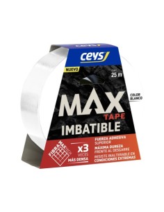 CINTA ADHESIVA MAX BLANCA 25M X 48MM CEYS