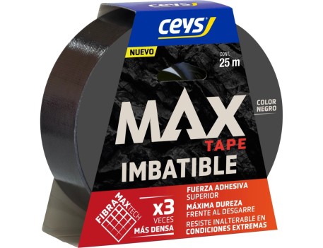 CINTA ADHESIVA MAX NEGRA 25M X 48MM CEYS