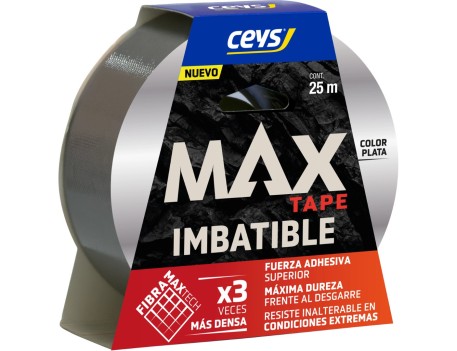 CINTA AMERICANA CEYS MAX PLATA 25M X 48MM