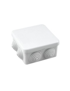 CAJA CONEXIÓN CUADRADA 80X70X40MM IP55 GRIS