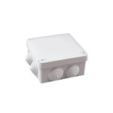 CAJA CONEXIÓN CUADRADA 105X105X40MM IP55 GRIS