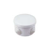 CAJA CONEXIÓN REDONDA 80X40MM IP55 GRIS